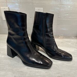 Jeffrey Campbell black ankle boots. 2.5 inch heel. Like new condition.